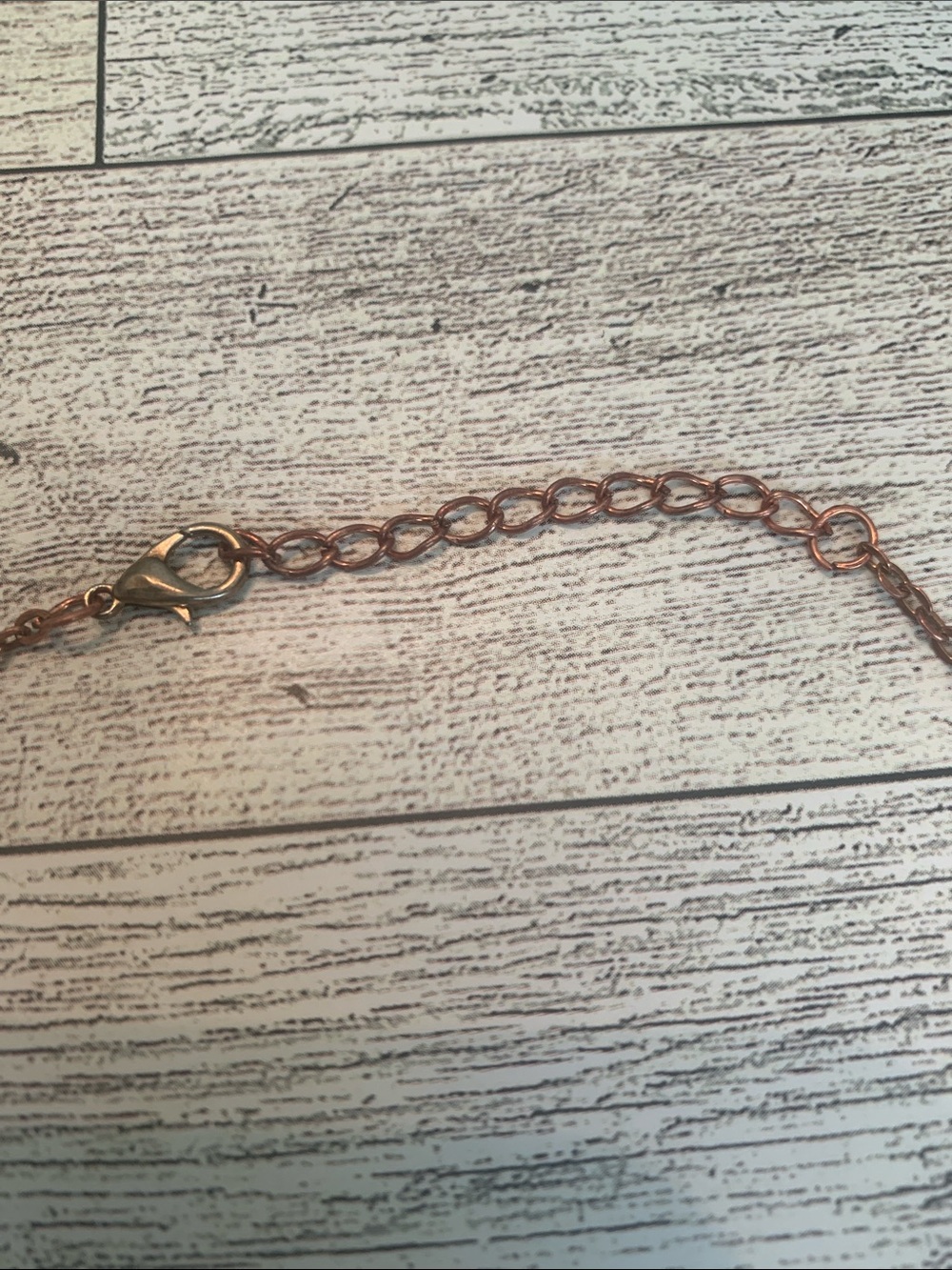 Copper Metal Heart necklace - Picture 3 of 4